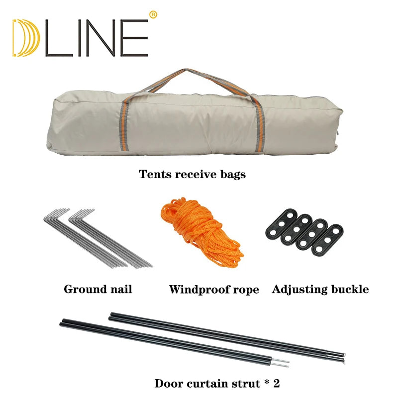 Automatic camping tent – 3 to 4 person quick setup