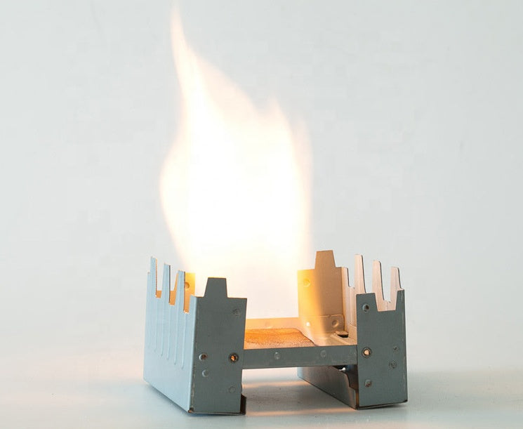 Mini Folding Solid Fuel Stove – Ultralight Alcohol Burner for Camping