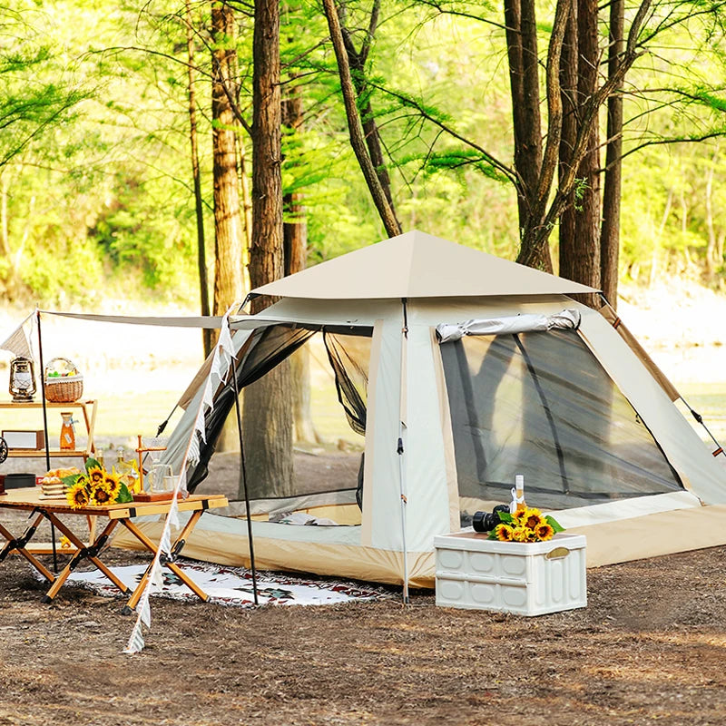 Automatic camping tent – 3 to 4 person quick setup