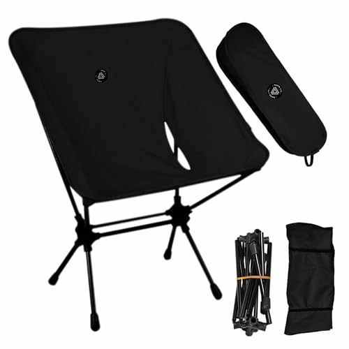Grey Erebus portable camping seat lightweight design with carrying case for easy transport