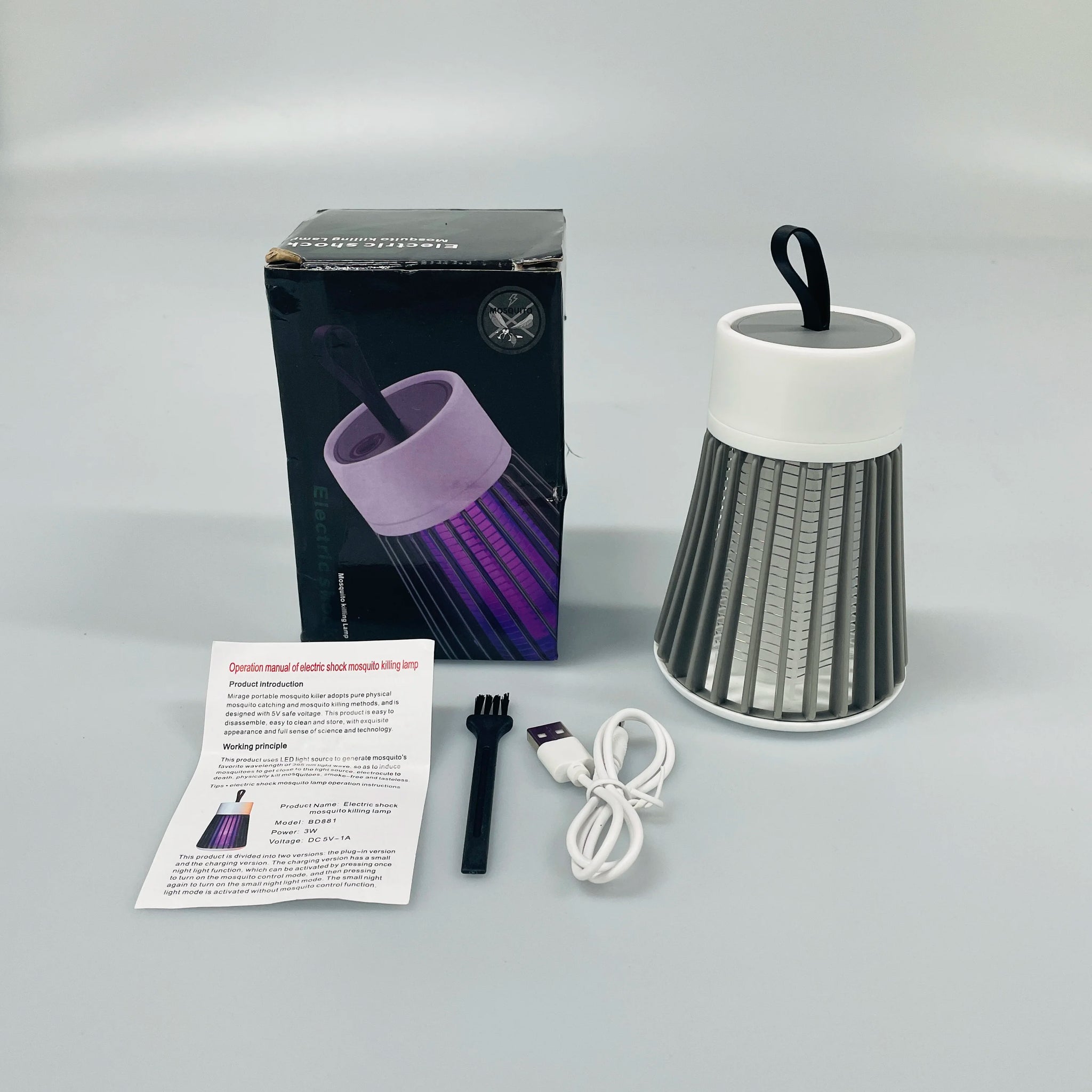 Portable Electric Bug Zapper – Indoor/Outdoor Mosquito Killer Lamp