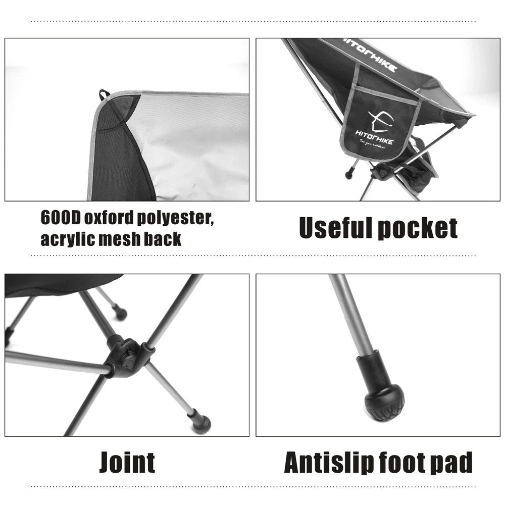 Compact Moon Chair – Lightweight Foldable Camping Seat