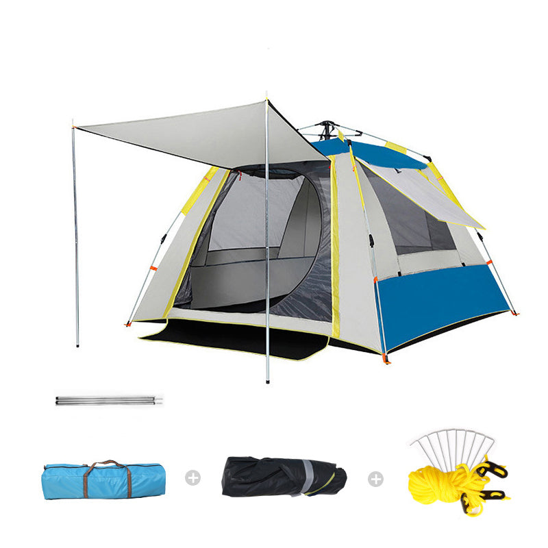 Tente de camping pop-up – 3 à 4 personnes avec auvent