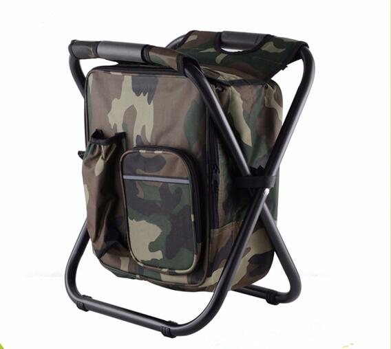 3-in-1 Camping Cooler Chair – Foldable Backpack with Insulated Storage
