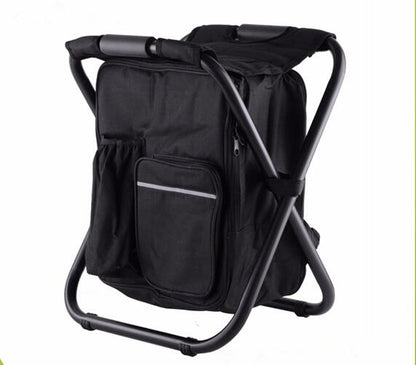 3-in-1 Camping Cooler Chair – Foldable Backpack with Insulated Storage
