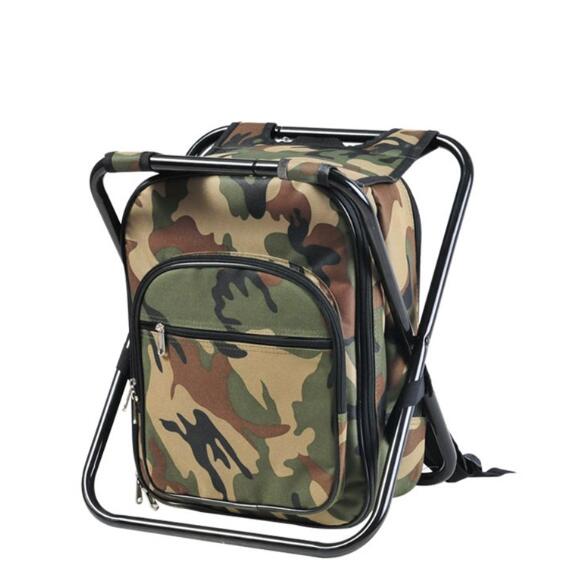 3-in-1 Camping Cooler Chair – Foldable Backpack with Insulated Storage