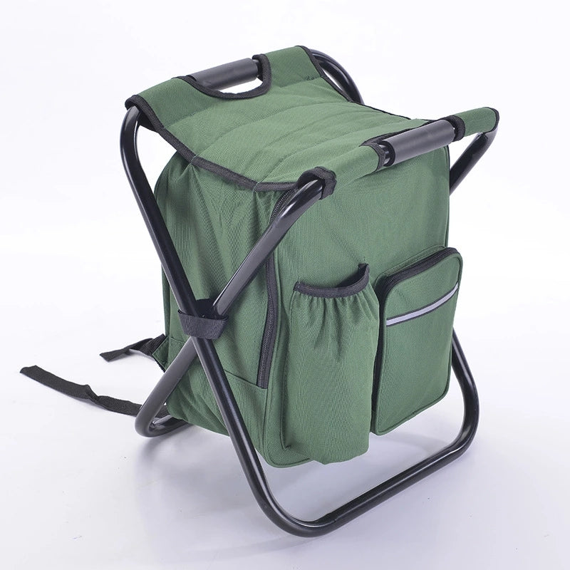3-in-1 Camping Cooler Chair – Foldable Backpack with Insulated Storage
