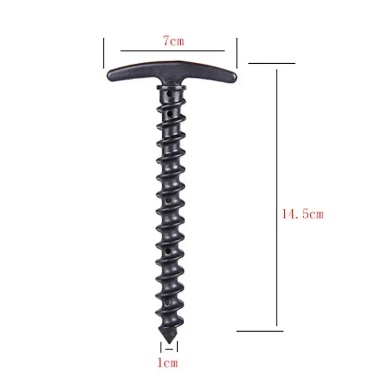 Camping tent screw stakes – set of 5 or 10 pegs