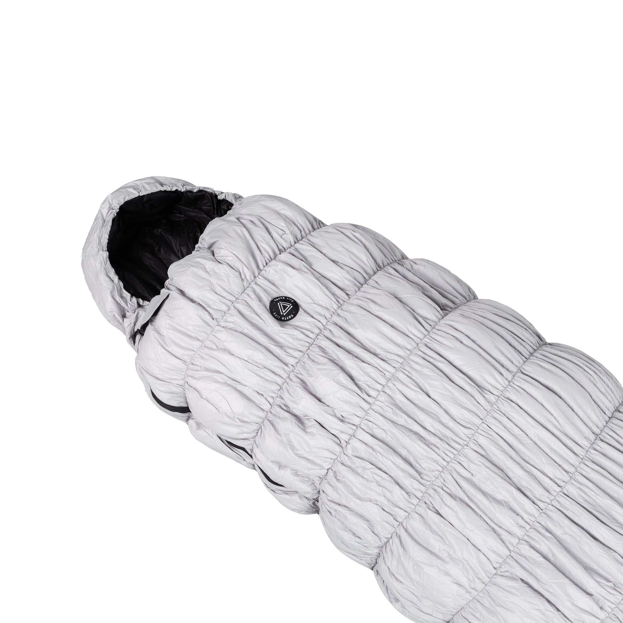 4-Season Goose Down Sleeping Bag – Black Mummy with Compression Sack