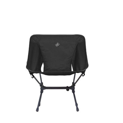 Grey Erebus Portable Camping Seat with Sturdy Frame for Outdoor Comfort